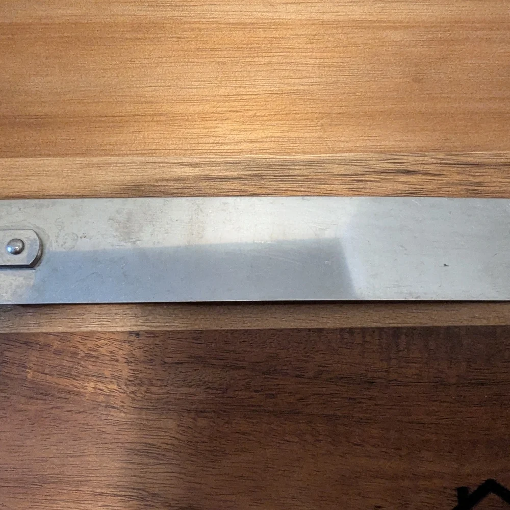 Ecko Vintage Yellow Handle Stainless Steel Spreader/Spatula